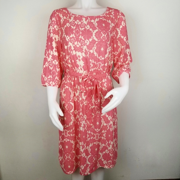 H&M Dresses & Skirts - H&M Size 14 Floral 3/4 Sleeve Dress